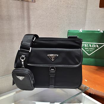 Prada Men's Diagonal Bag 01 2VH110 Size 25 x 22 x 7 cm