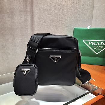 Prada Nylon Crossbody Bag 01 2VH112 Size 20 x 16 x 5 cm