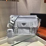 Prada Messenger Bag Gray 1BD671 Size 30 x 25 x 12 cm - 1