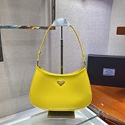 Prada Armpit Bag Yellow 1BC499 Size 26.5 x 15 x 4 cm - 1