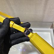 Prada Armpit Bag Yellow 1BC499 Size 26.5 x 15 x 4 cm - 5