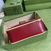 Gucci Marmont Red/Blue Apricot 583571 Size 21 x 15.5 x 8 cm - 5