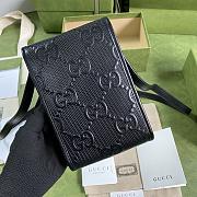 Gucci Mini Shoulder Bag Black 625571 Size 11.5 x 18 x 3.5 cm - 4