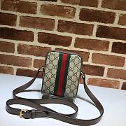 Gucci GG Supreme Ophidia Shoulder Bag 598127 Size 14.5 x 18 x 6 cm - 3