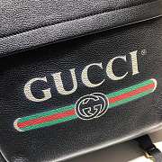 Gucci Men's Backpack Vintage Logo Black Bag 547834 Size 32 x 41 x 18 cm - 6