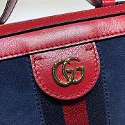 Gucci Small Shoulder Bag Red Suede 550622 Size 25 x 20 x 7.5 cm - 5