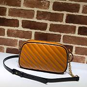 Gucci GG Marmont Matelassé Shoulder Bag Caramel 447632 Size 24 x 12 x 7 cm - 3