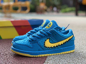 Nike Grateful Dead x Nike SB Dunk Low Bear Blue Yellow (2020) CJ5378-400