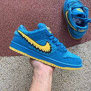 Nike Grateful Dead x Nike SB Dunk Low Bear Blue Yellow (2020) CJ5378-400 - 2