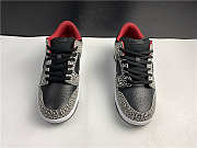 Supreme × Nike SB Dunk Low “Black Cement - 4