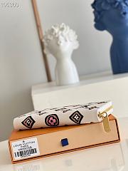 LV Zipper Wallet White Leopard Print M80683 Size 19.5 x 10.5 x 2.5 cm - 5