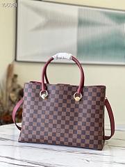 Louis Vuitton LV Riverside Tote Red N40052 Size 36 x 25 x 15 cm - 3