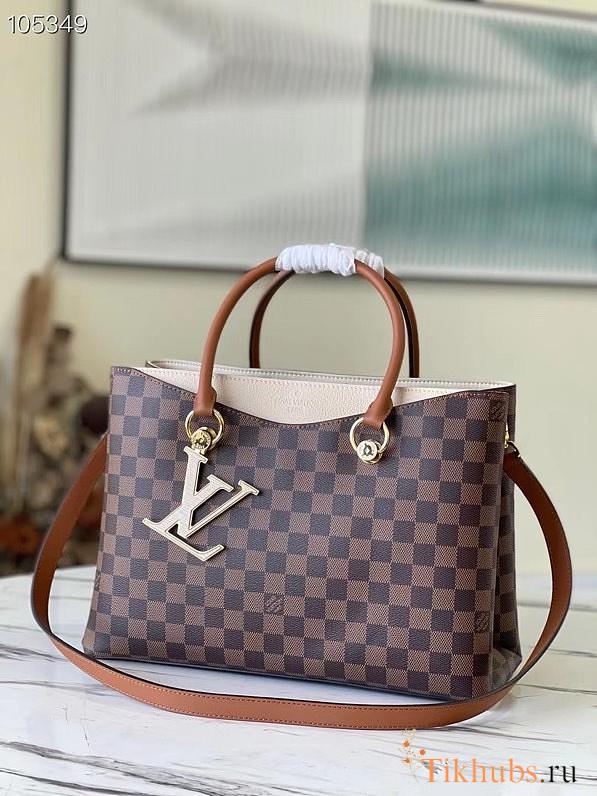 Louis Vuitton LV Riverside Tote White N40052 Size 36 x 25 x 15 cm - 1