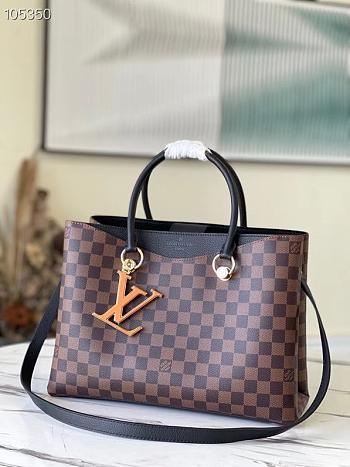 Louis Vuitton LV Riverside Tote Black N40052 Size 36 x 25 x 15 cm