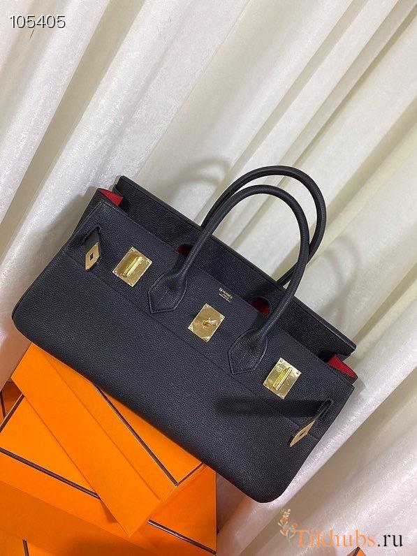 Hermes Shoulder Birkin Dark Blue 42cm  - 1