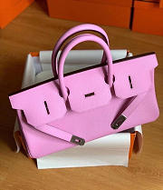 Hermes Shoulder Birkin Pink 42cm  - 5