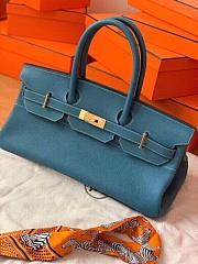 Hermes Shoulder Birkin Blue 42cm  - 1