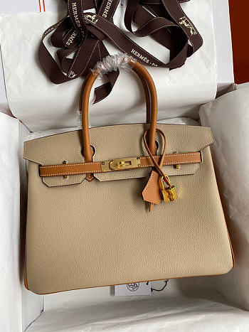 Hermes Birkin Bag Beige Size 30 cm