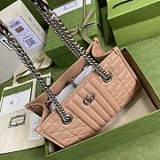 Gucci GG Marmont Rose Beige 681483 Size 26.5 x 19 x 11 cm - 4