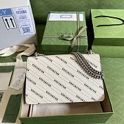 Gucci x Balenciaga White Chain Bag 400249 Size 28 × 18 × 9 cm - 2