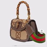 Gucci Small Top Handle Bag With Bamboo 675797 Size 21 x 15 x 7 cm - 4