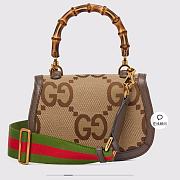 Gucci Small Top Handle Bag With Bamboo 675797 Size 21 x 15 x 7 cm - 2