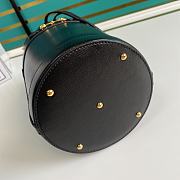 Gucci Horsebit 1955 Small Bucket Bag Black 637115 Size 14 x 16 x 14 cm - 6