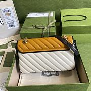 Gucci GG Marmont Yellow 443497 Size 26 x 15 x 7 cm - 6