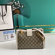 Gucci Padlock Small Shoulder Bag White 498156 Size 26 x 18 x 10 cm - 3