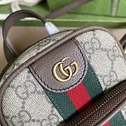 Gucci Ophidia Mini Bag In GG Supreme 671682 Size 12 x 16 x 7 cm - 4