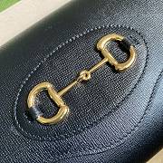 Gucci Horsebit 1955 Small Bag In Black 677286 Size 26 x 16 x 4 cm - 6