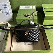 GG Marmont mini bag in black leather 672253 Size 19 x 13 x 7 cm - 1