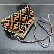 Fendi First Sheep Shearing Handbag 2217 Size 26 × 9.5 × 18 cm - 6