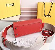 Fendi Small Peekaboo Handbag Red Size 23 x 11 x 18 cm - 5