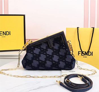 Fendi Frist Blue 3001 Size 26 x 9.5 x 18 cm