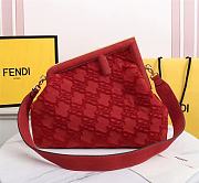 Fendi Frist 3002 Red Size 32.5 x 15 x 23.5 cm - 6