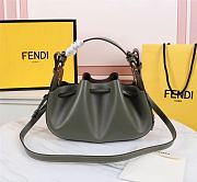 Fendi Dumpling Bag Green Size 24 × 9.5 × 14 cm - 1