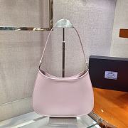 Prada Armpit Bag Pink 1BC499 Size 26.5 x 15 x 4 cm - 4