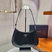 Prada Armpit Bag Black 1BC499 Size 26.5 x 15 x 4 cm - 1