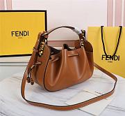 Fendi Dumpling Bag Brown Size 24 × 9.5 × 14 cm - 3