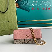 Gucci GG Marmont Chain Wallet 546585 Size 19 x 10 x 3.5 cm - 1