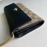 Gucci GG Marmont Chain Wallet Brown 546585 Size 19 x 10 x 3.5 cm - 5