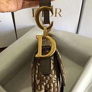 Dior Saddle 25.5 Brown Obique 02 M9001 Size 25.5 x 20 x 6.5 cm - 6