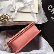 Chanel Top Handle Pink Peach 25cm - 5