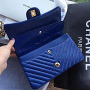 Chanel Classic Tote Dark Blue 25cm - 5