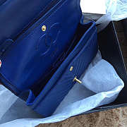 Chanel Classic Tote Dark Blue 25cm - 3