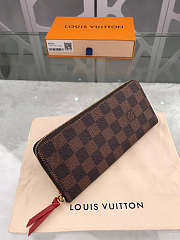 Louis Vuitton Damier Ebene Zippy Wallet N60015 Size 19 x 10 cm - 1