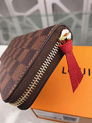 Louis Vuitton Damier Ebene Zippy Wallet N60015 Size 19 x 10 cm - 6