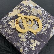 Dior letter brooch - 6