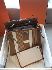 Hermes Herbag PM Brown Size 25 x 31 x 10 cm - 4